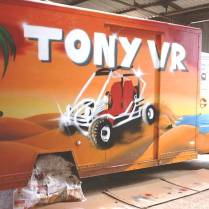 déco graff camion tony VR, 2006, krem.