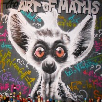 art of maths, street art, animal étrange qui ressemble toutefois à la réaction de bons nombre d entre nous devant un probléme de maths. Dédicace à ceux qui savent, krem 2020.