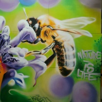 Graffiti nature is life, atelier spraydechezvous, krem 2022.