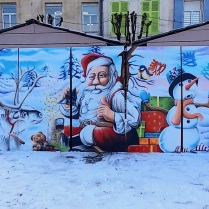 Street art, graffiti, bar le duc, marché de Noël 2022, krem.